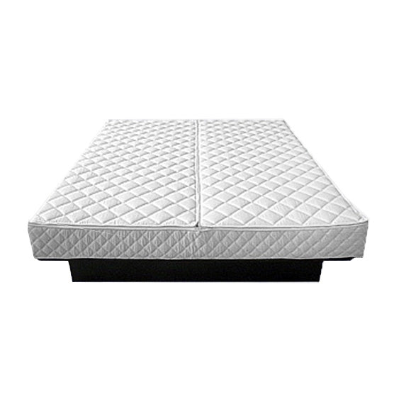 Letto giapponese bianco 160 x 200 cm Letto in legno a basso profilo Camera da letto