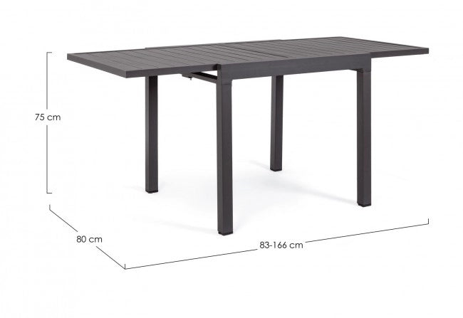Tavolo All. Pelagius 83-166X80 Antr Yk13