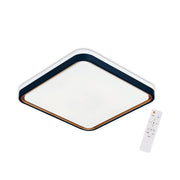 LÚZETE - PLAFÓN LED 58W PW LED REGULABLE NEGRO ORO CUADRADO TELLUS