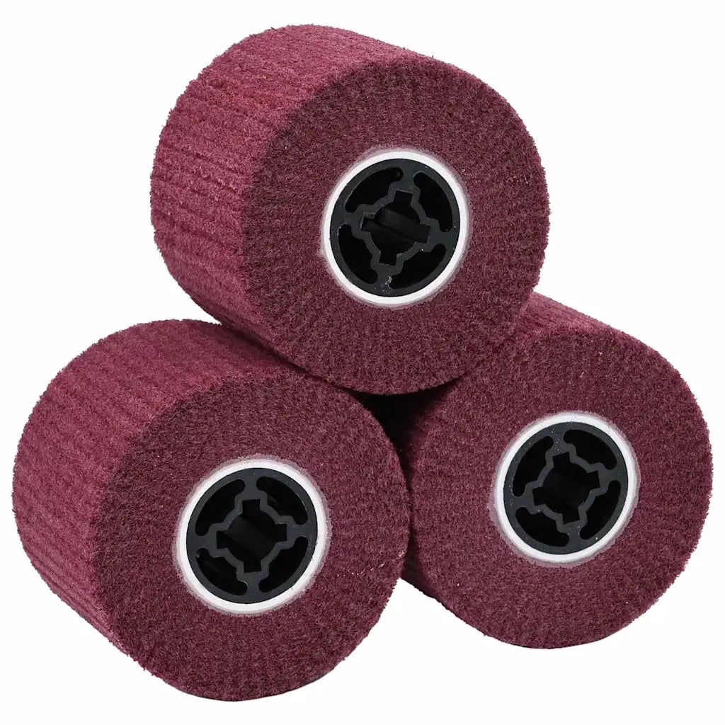 Rulli Abrasivi 3 pz Rosso 12 x 12 x 10 cm Fibre sintetiche CFW5494370