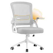 Sedia da ufficio ergonomica, , sedia da computer in rete traspirante con braccioli sollevabili e altezza regolabile