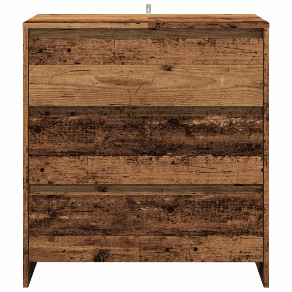 Buffet credenza cassettiera armadio mobile contenitore organizer cucina soggiorno salotto legno vecchio 70 x 41 x 75 cm legno ingegnerizzato marrone 02_0036609