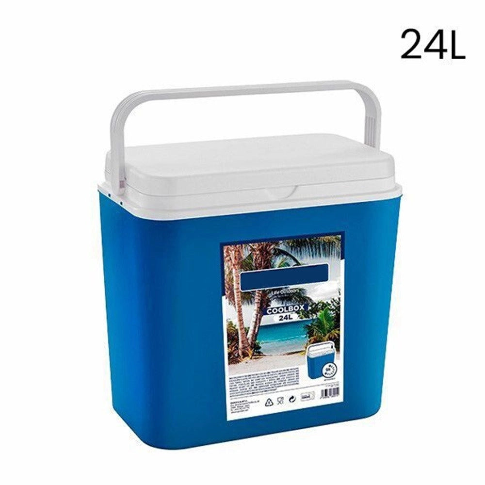 Trade Shop - Borsa Frigo Passivo Portatile Grande Blu 24lt Isolata Per Campeggio Viaggio Picnic 860010 -