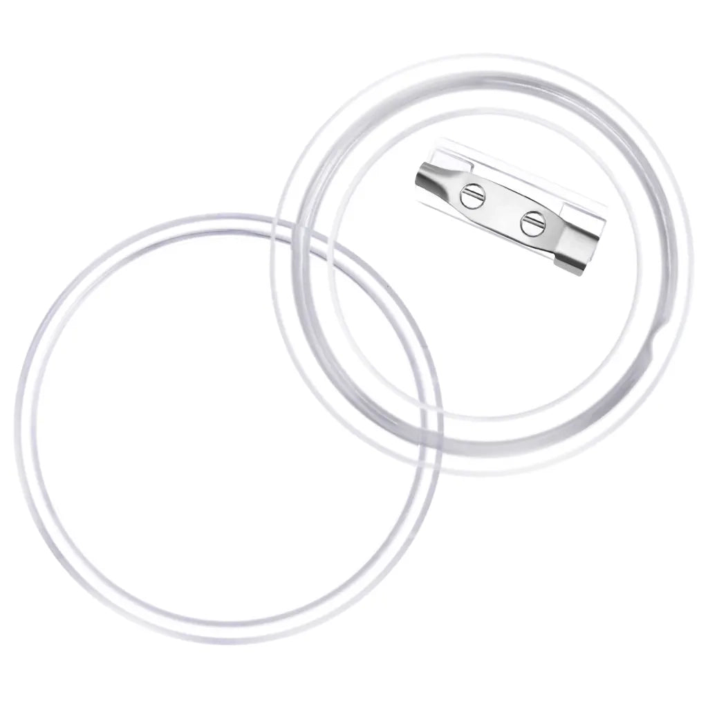 Bottoni per Badge con Spilla 100 Set in Acrilico 44 mm CFW6747706
