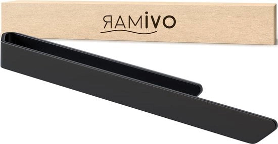 40cm | Design semplice | Asciugamani raccogliere per adesivi - Asciugamani raccogliere in alluminio liscio | per asciugamani della cucina o della doccia