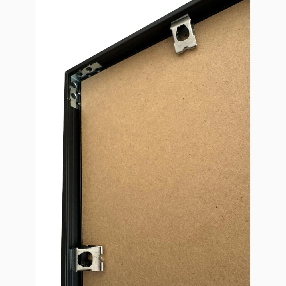 Cornice in alluminio Minimal 21x29,7 Formato A4 Nero per diplomi lauree Poster