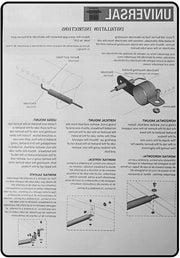 Griglia a gas per barbecue sostituzione - Acciaio inossidabile tubo bruciatori universale (295-445 CM 4 pacchi)