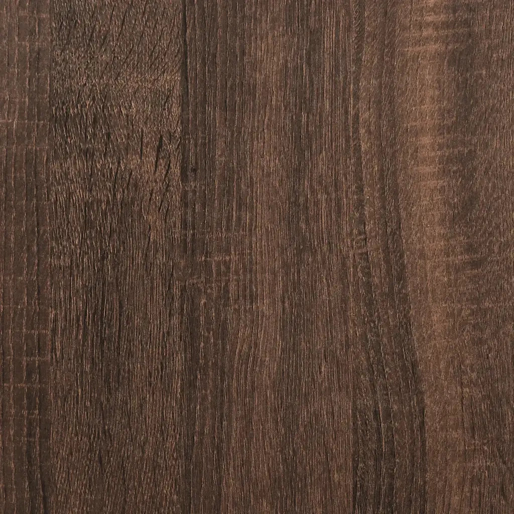 Armadio Rovere Marrone 100x32,5x35 cm in Legno Ingegnerizzato 815215