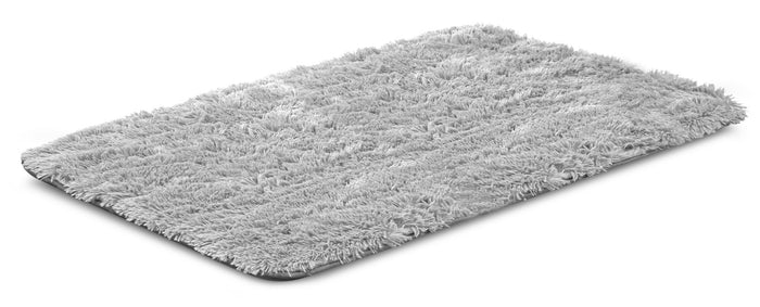 AIO FACTORY 80x120 cm TAPPETO PELOSO ANTISCIVOLO Tappeto morbido grigio chiaro