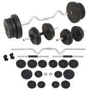 Set Bilanciere e Manubri da 60 kg cod mxl 76569