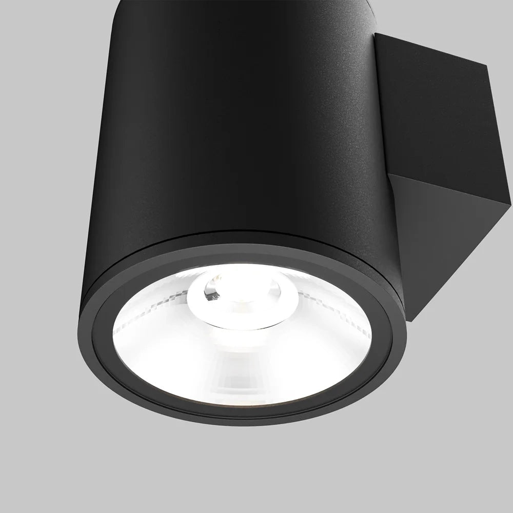Faretto Da Esterno Moderno Shim Led Integrato 5W Vetro Grigio Ip65