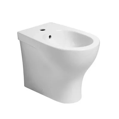 Sanitari filo muro scarico traslato rimless Azzurra serie Pratica