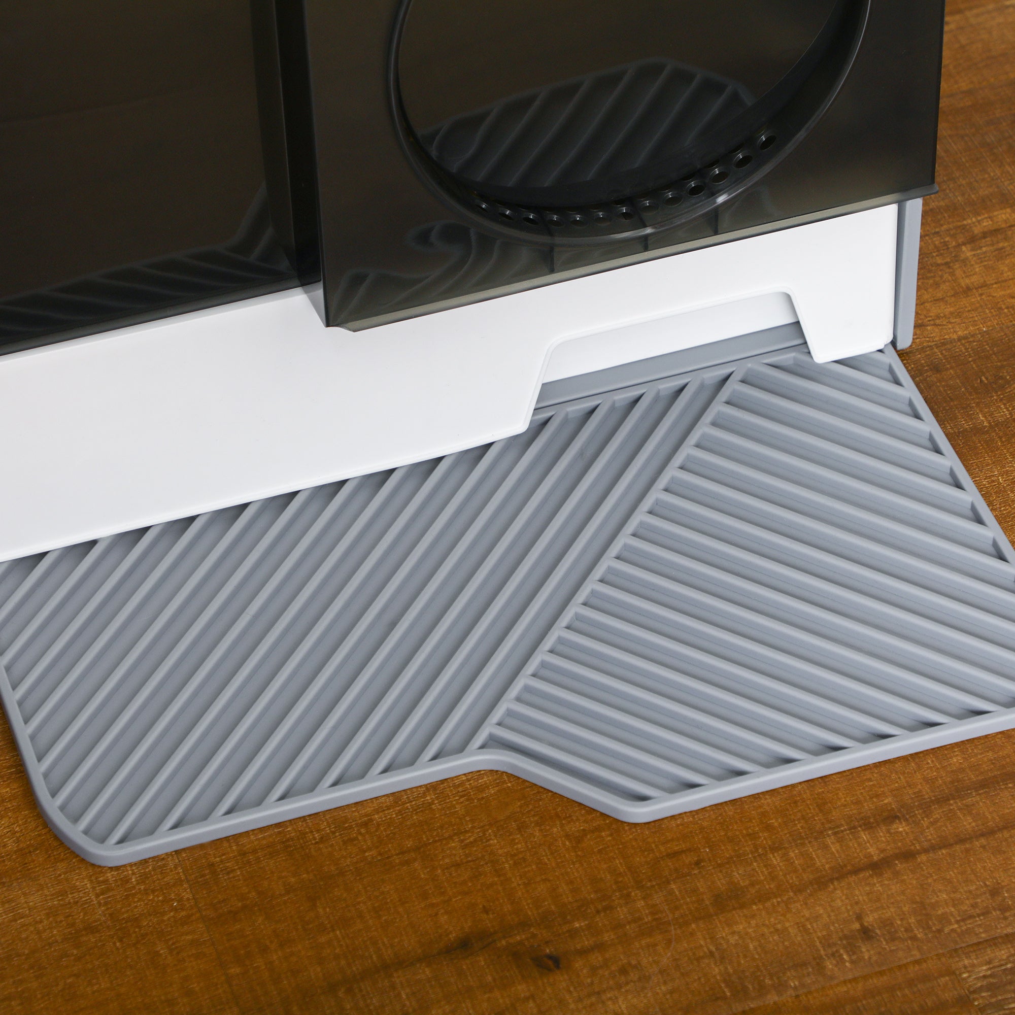 Lettiera per Gatti 47x45x42 cm in PP e ABS Grigio