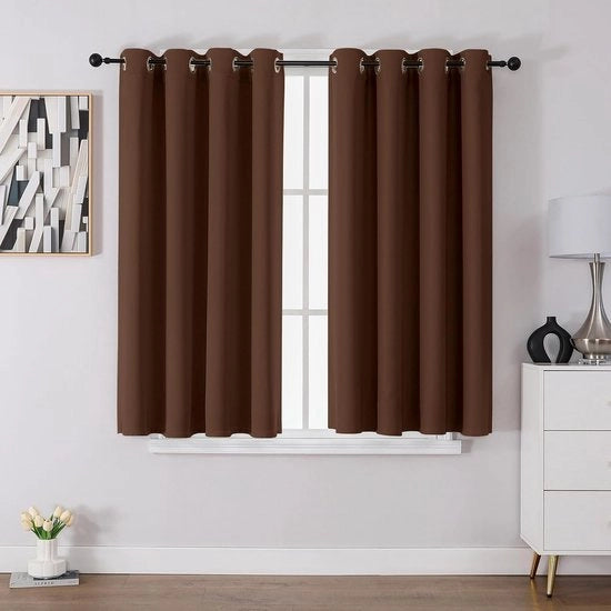 Verduisteringsgordino Ondorso - Verduisteringsgordino con Occhielli - Decorazione per Finestre senza Forare - Lavabile in Lavatrice fino a 30 °C - Stendere a Basso Temperatura