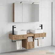 Set di Armadi da Bagno 4 pz Rovere Artigianale 3406302