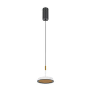 Maytoni Lampadario moderno El 1 luce LED integrato bianco alluminio