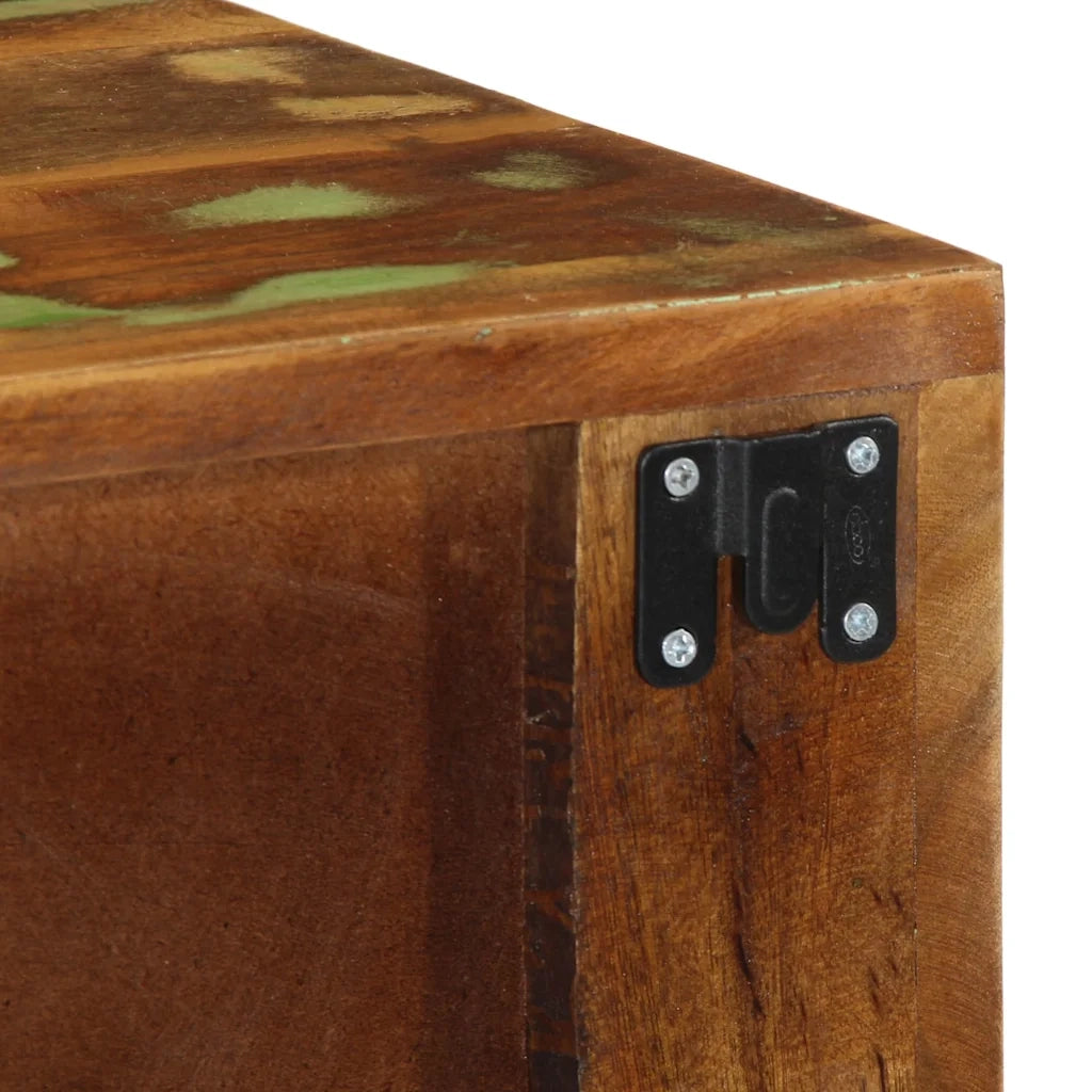 vidaXL Mobile TV a Parete 80x30x19 cm in Legno Massello di Recupero