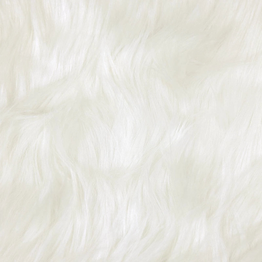 Tappeto in finta TAFALLA Bianco Ø 100 cm Poliestere 42021470