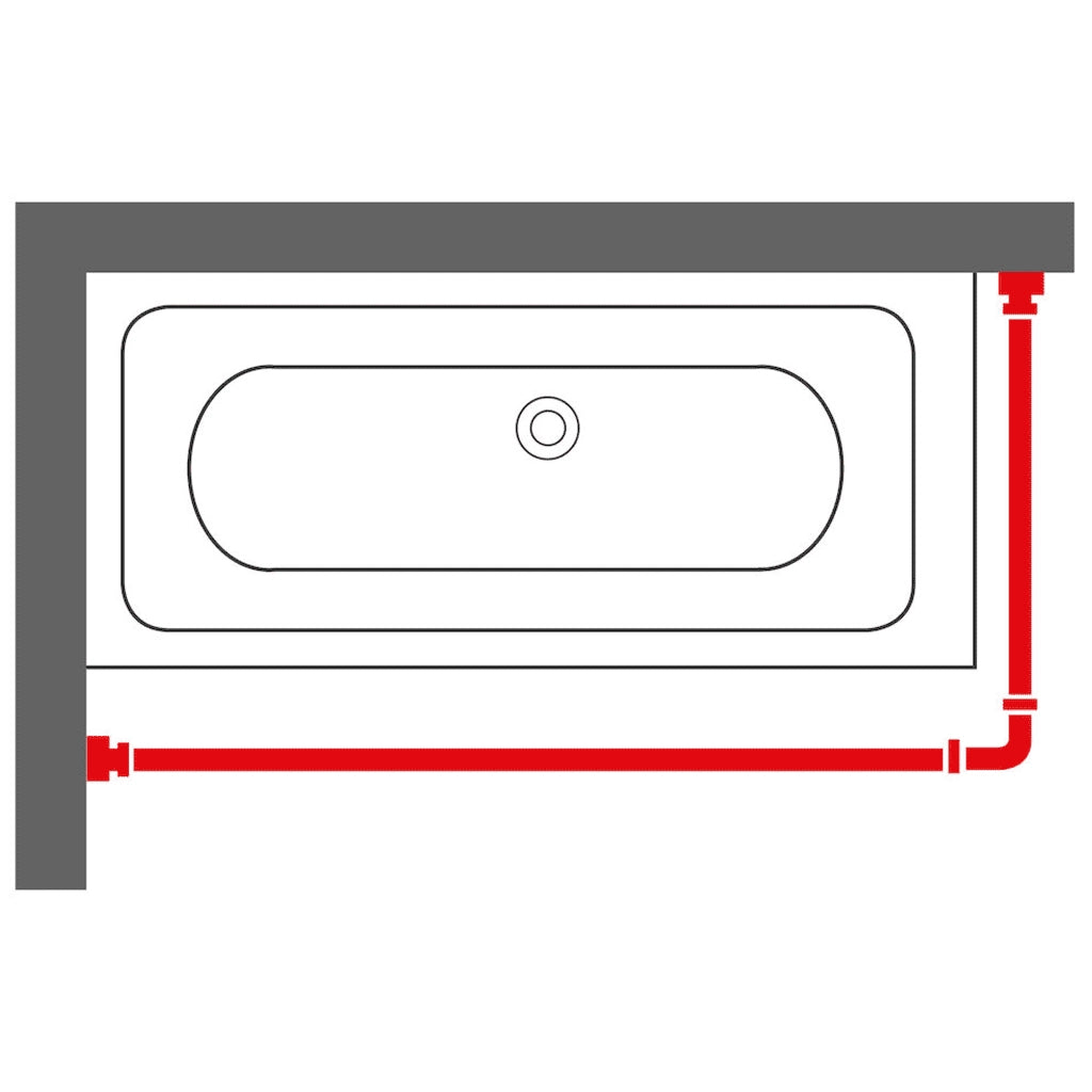 Sealskin Barra per Tenda da Doccia Combi Cromata 436885