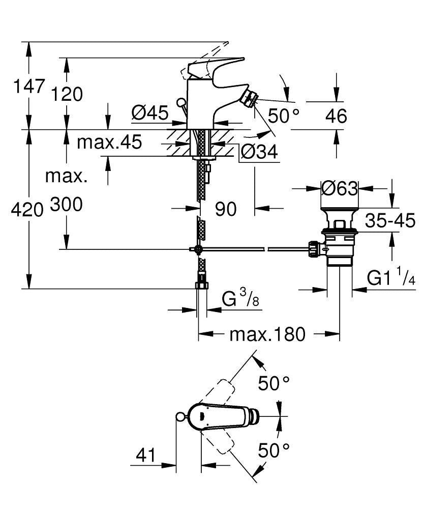 GROHE Start Flow Cromo