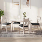 Cuscini per Seduta 4 pcs Grigio scuro 40 x 40 cm