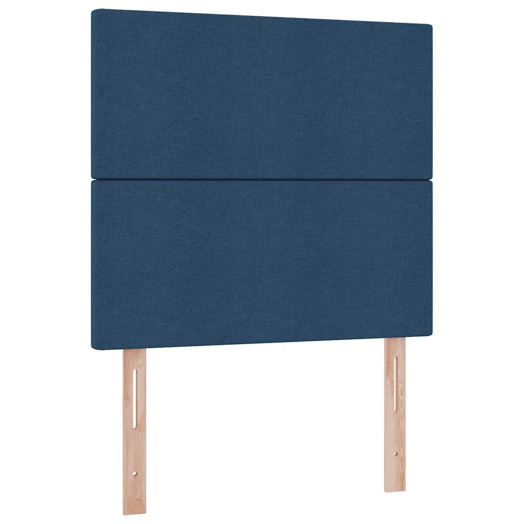 Letto con contenitore e LED con led Blu 90 x 200 cm Poliestere 3372332