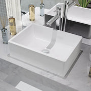 Lavandino in Ceramica Bianca 41x30x12 cm 142339