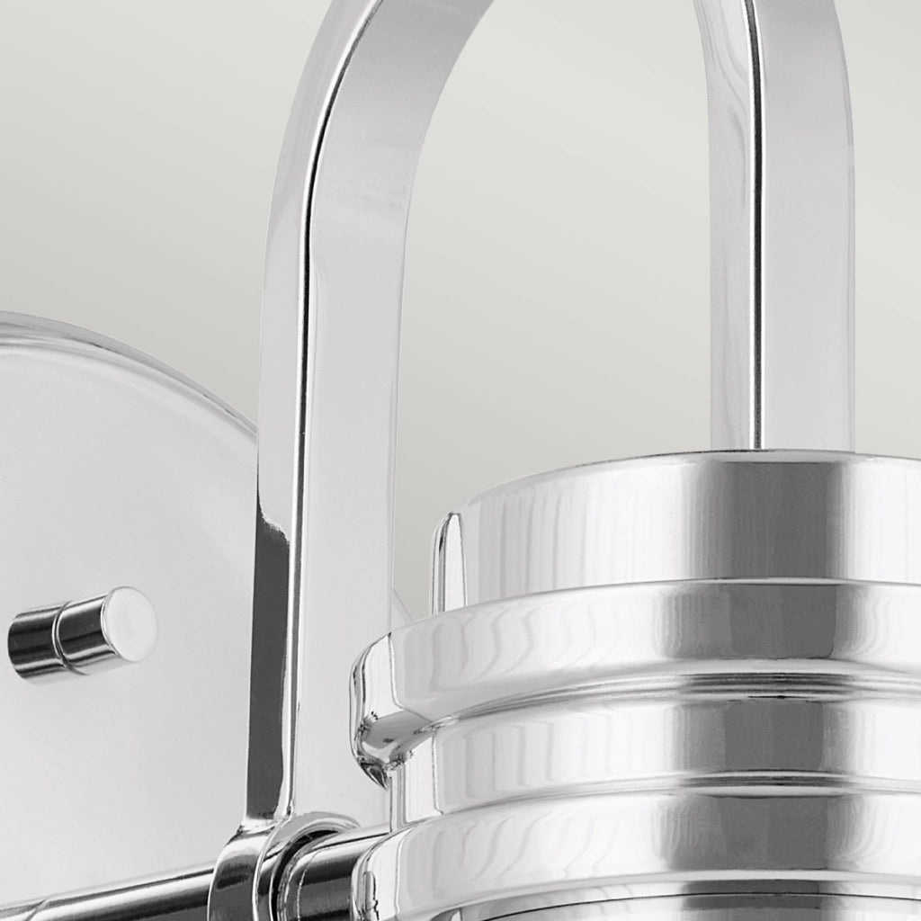 Applique bagno Farum cromo, vetro opale, 1xG9 3W Kichler