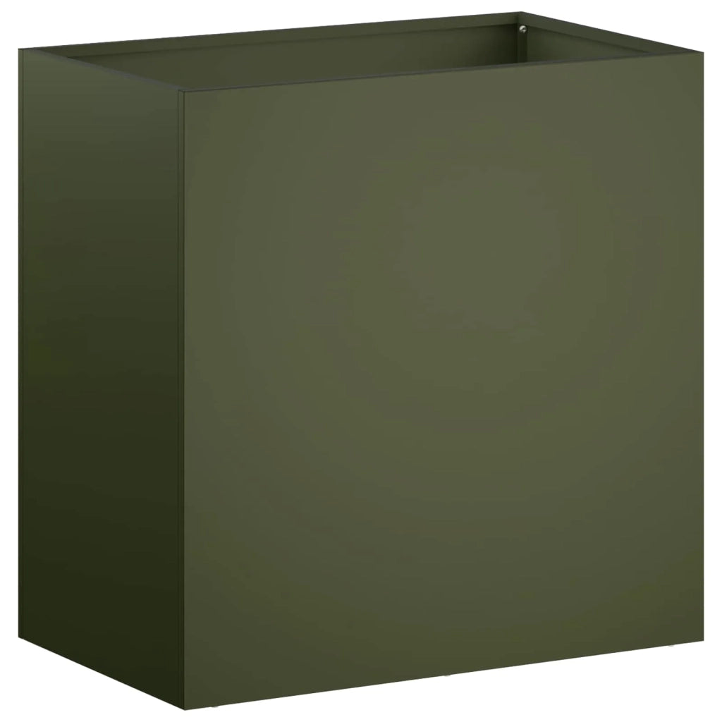 Vaso da giardino Verde Oliva 50 x 30 x 50 cm 8005532