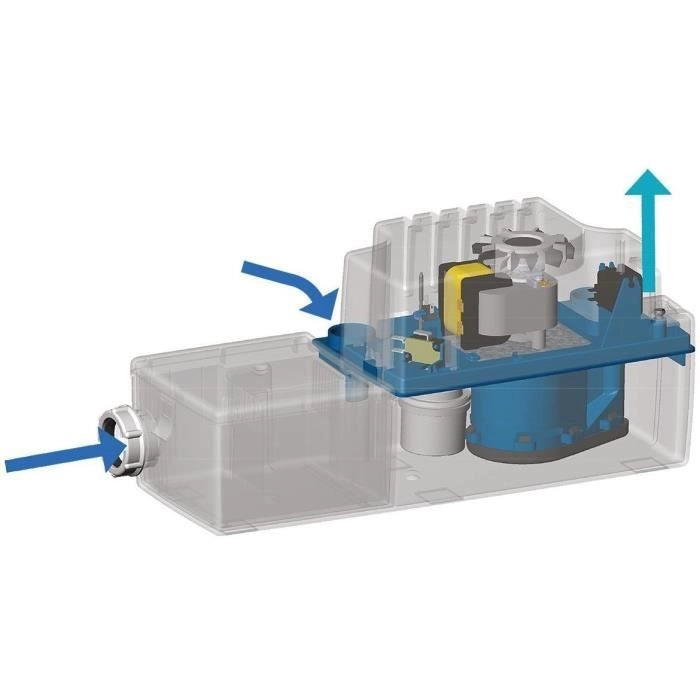 Pompa di sollevamento condensa - SFA - Sanicondens Best Flat - Per caldaie a basamento - 45 dBA - Neutralizzazione condensa