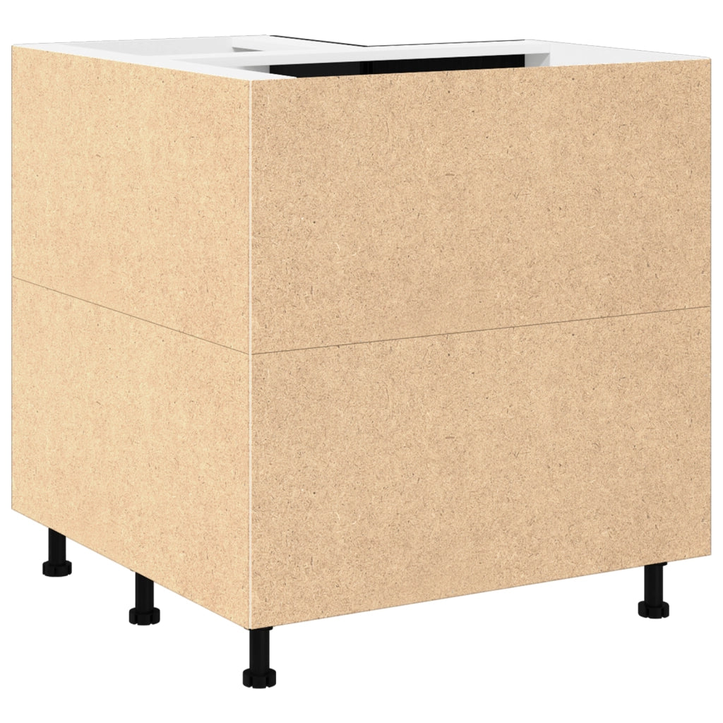 Armadio d'angolo in rovere nero  - 75.5x75.5x81.5 cm