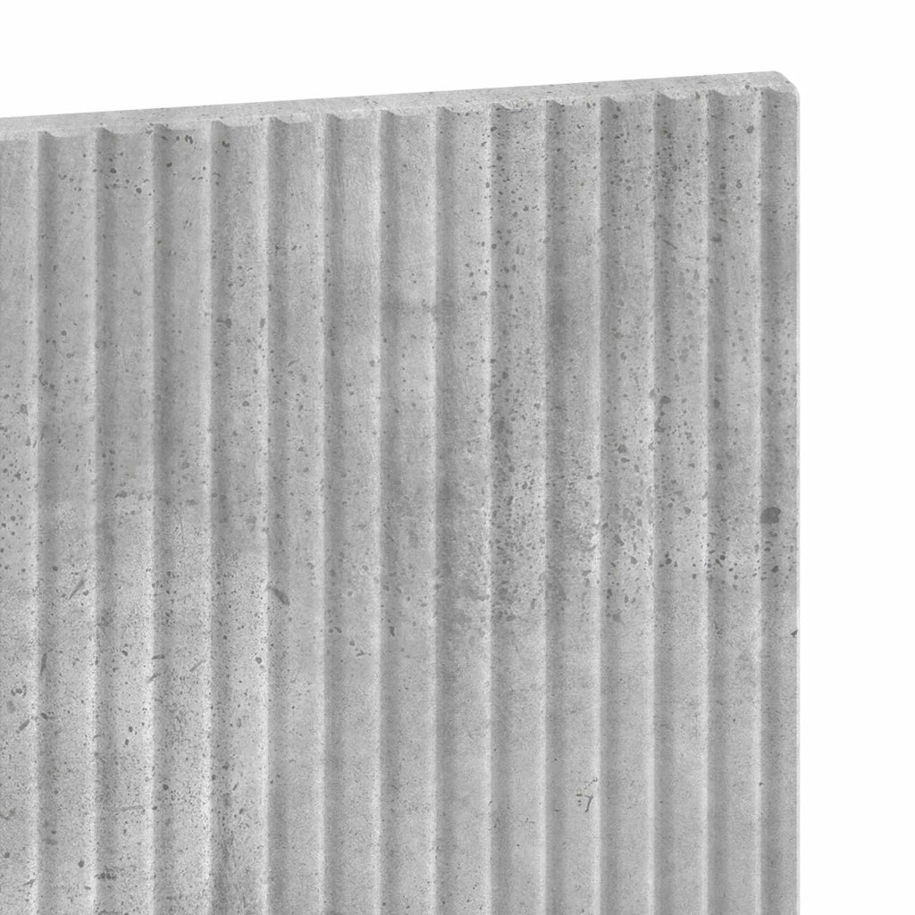 Testiera da Muro HOORN Grigio Cemento Legno ingegnerizzato 897408