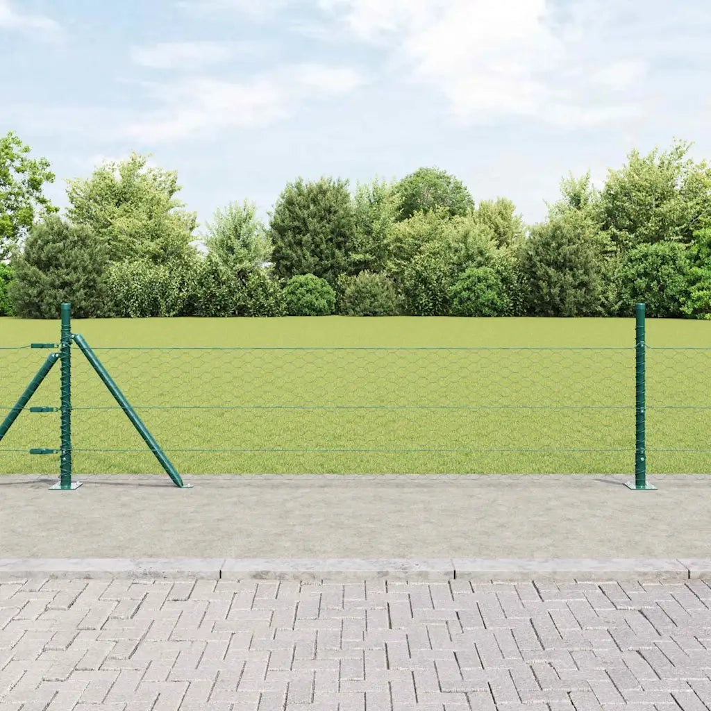 Palo della recinzione Verde 100 x 0,4 m (rete da 36 mm)