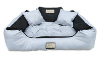AIO FACTORY 75x65 cm KINGDOG Cuccia per cani impermeabile personalizzabile grigio chiaro