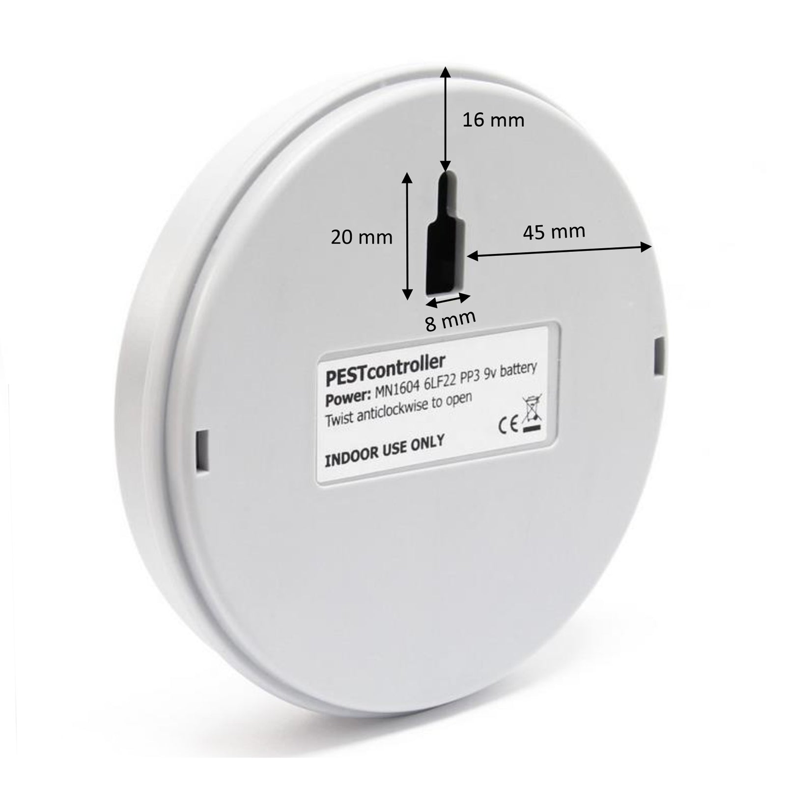 Dissuasore per topi a ultrasuoni Pestcontroller Per interno Fino a 100m² Anche repellente per ratti