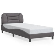 Letto singolo | Letto per adulti | Giroletto senza Materasso Hvar Crema 90x190 cm in Similpelle