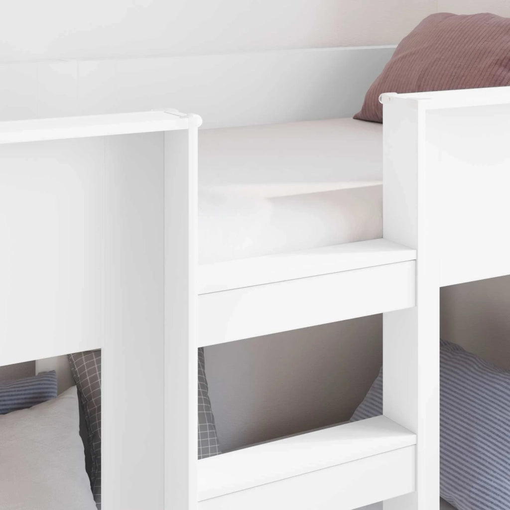 Letto a Castello per Bambini Bianco 80 x 200 cm 3410403
