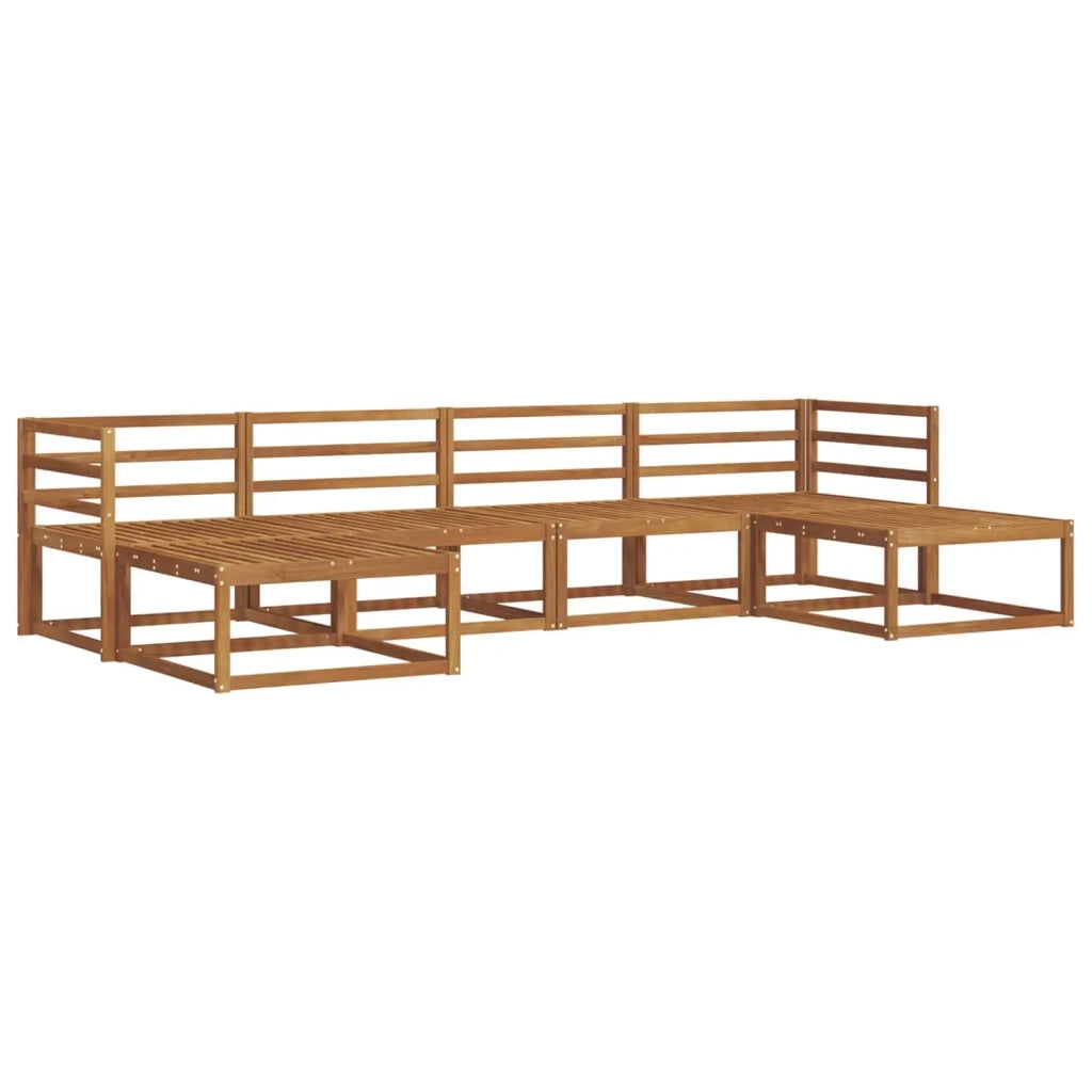 Set di divani da esterno 6 pcs Naturale