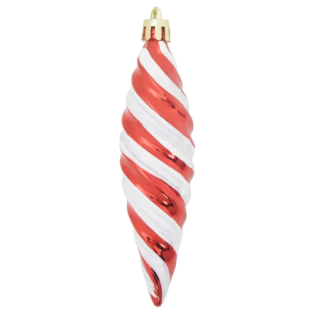 Palla a spirale di Natale 40 pz Rosso Plastica CFW1211120