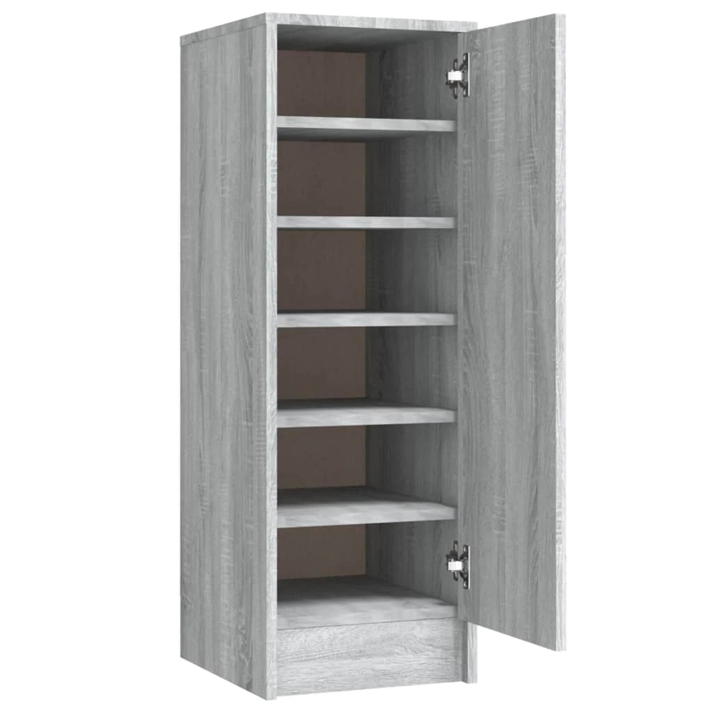 Scarpiera Sonoma 32 x 35 x 92 cm in legno ingegnerizzato grigio 02_0043424