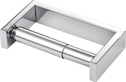 Supporto per Cartucce da Bagno con Montaggio a Parete - Acciaio Inox - Flessibile - Adatto per Megaroll - Capacità di Carico fino a 25 kg - Incluso Materiale di Montaggio - Supporto per Cartucce da Bagno
