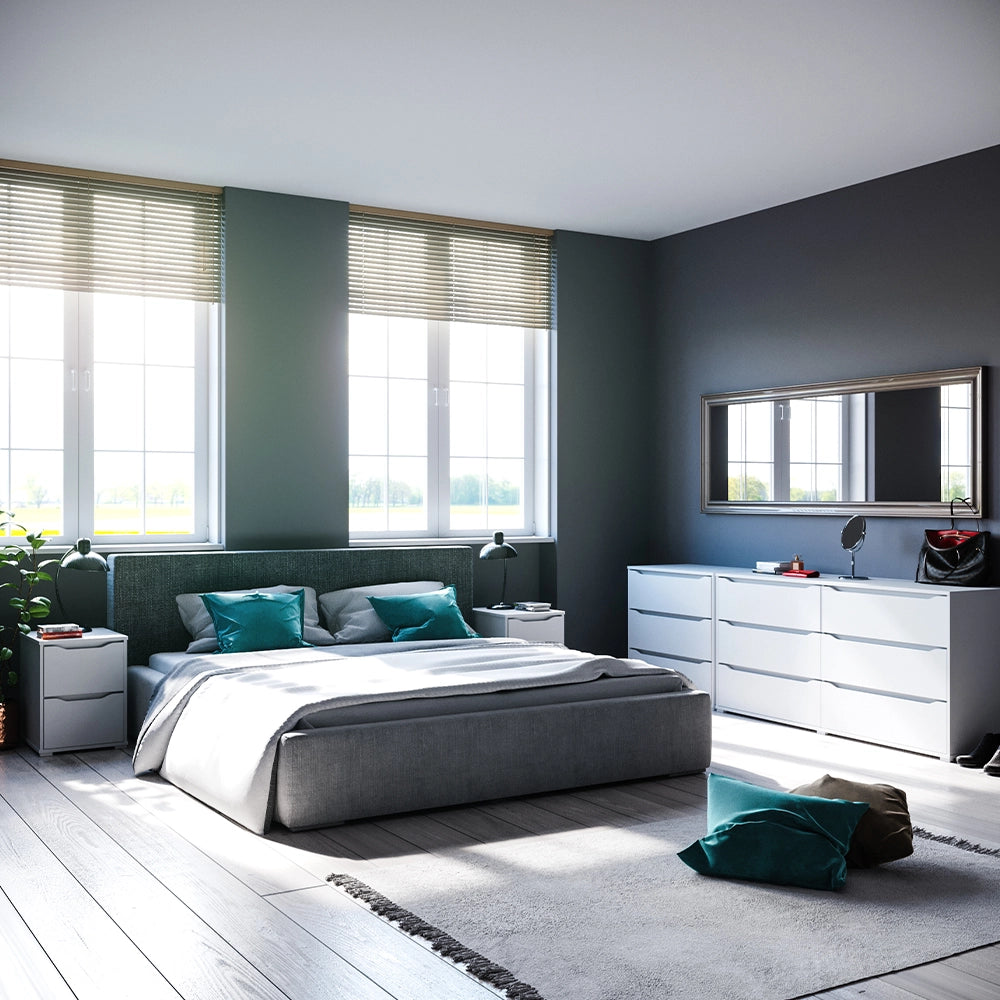 Vicco Cassettiera per camera da letto Bianco 40.2 x 53.6 cm