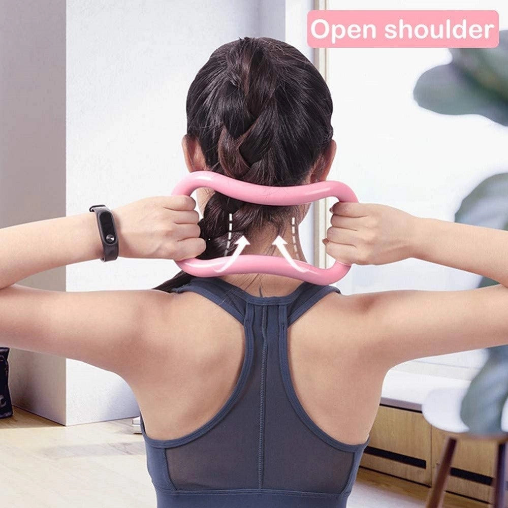 Trade Shop - Anello Allenamento Pilates Strumento Fitness Corpo Resistenza Palestra Esercizi -