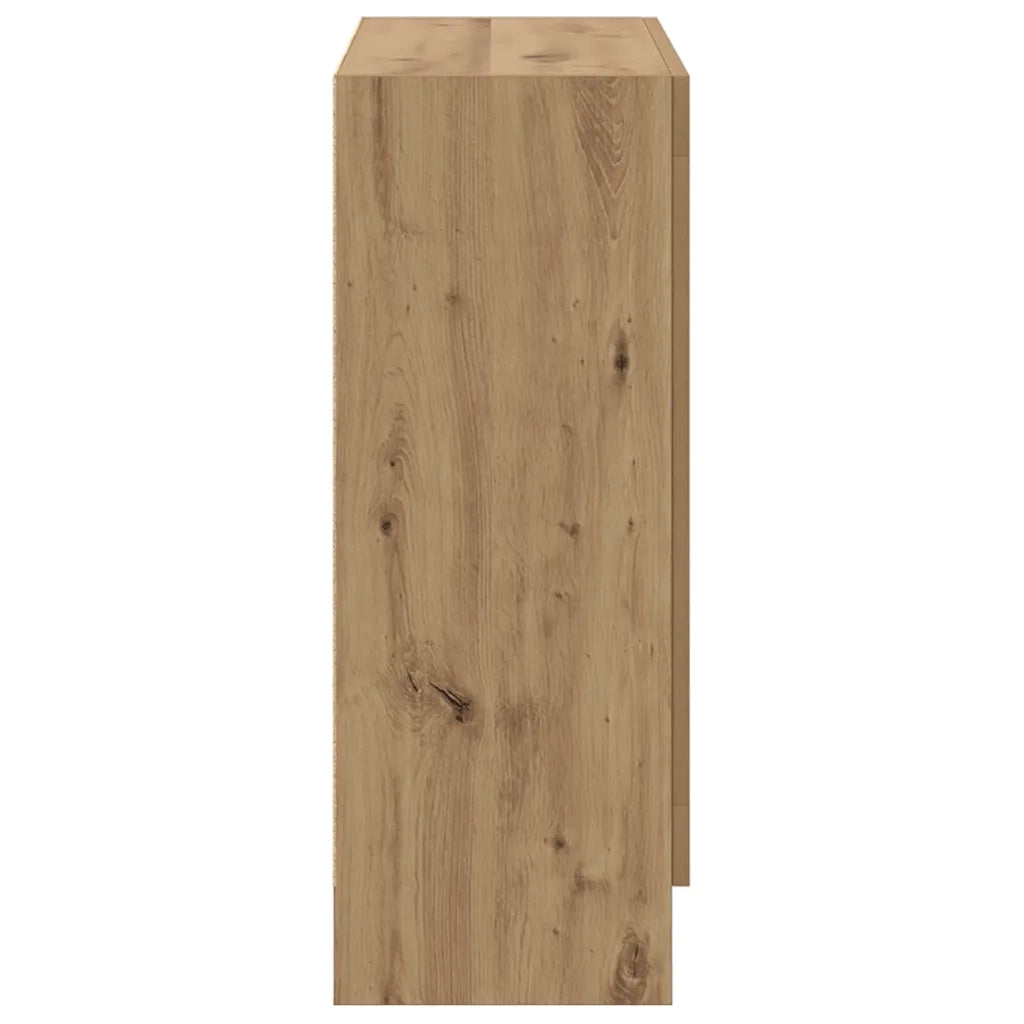 vidaXL Libreria Rovere Artigianale 82,5x30,5x80 cm Legno Multistrato