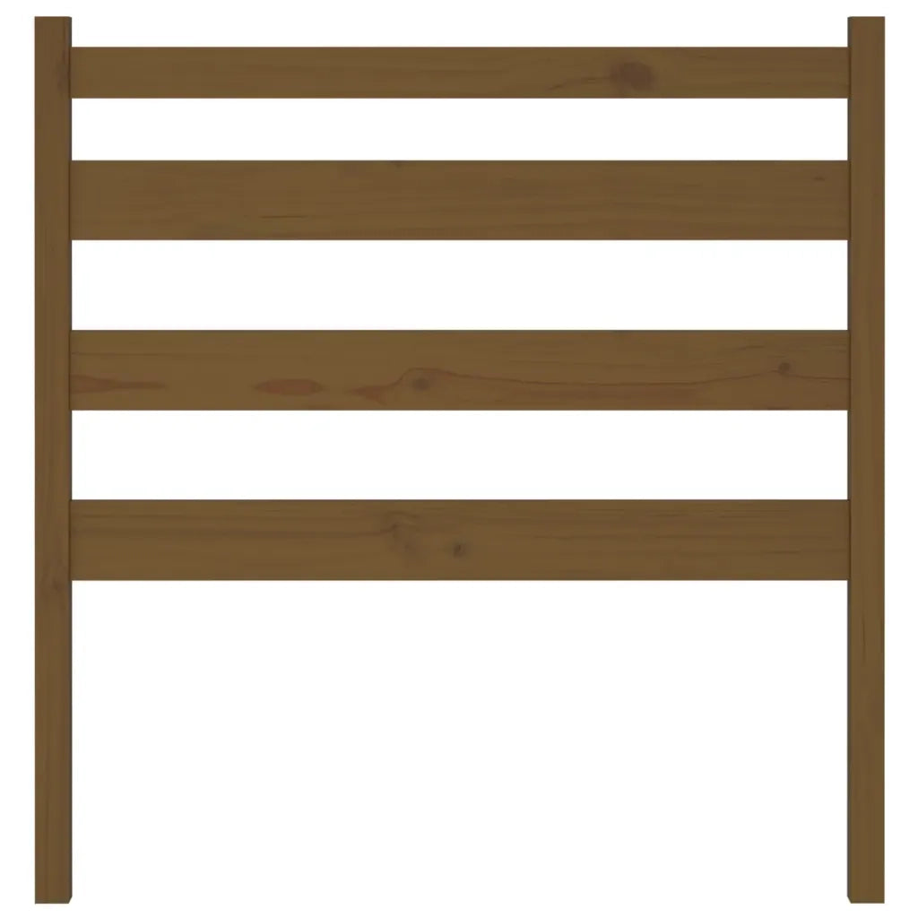 Testiera per Letto ambra 81x4x100 cm in Legno Massello di Pino 818398