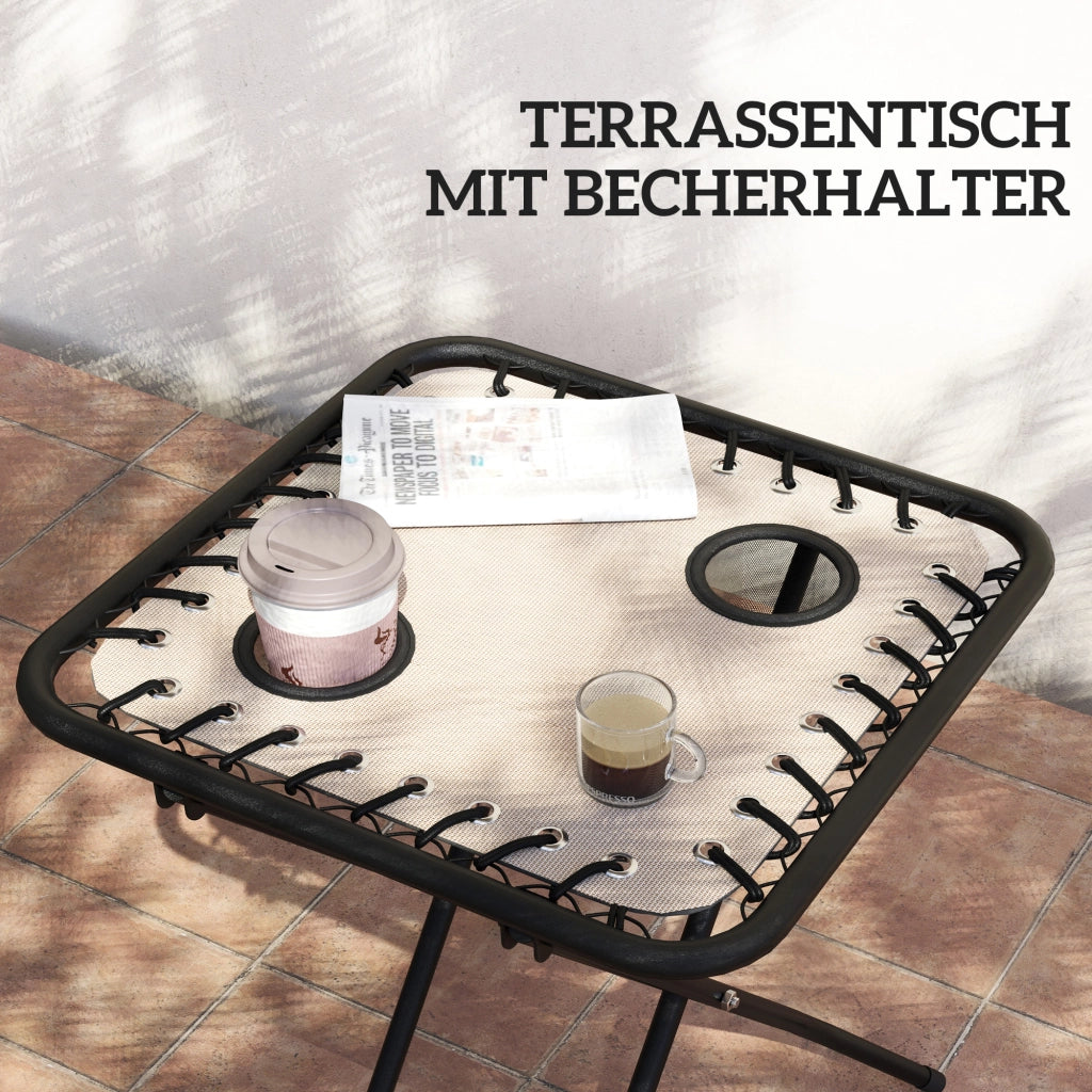 Set Lounge Relax Giardino ¨C zephmum ¨C Grigio 90x56x110 cm