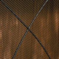 Parascintille con Antine 126x2x76 cm Pieghevole a 3 Pannelli in Metallo Nero