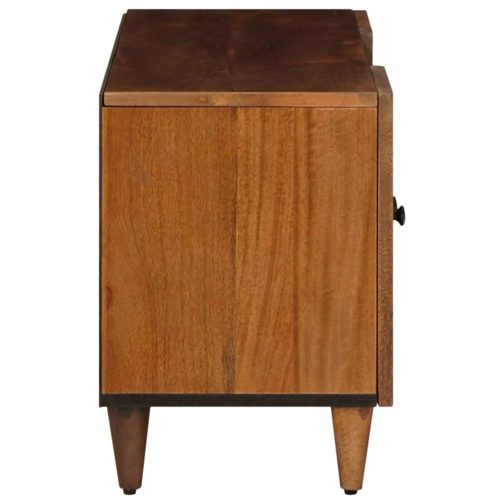 Mobile TV Noce 105 x 33 x 46 cm Legno di mango massello 4018238