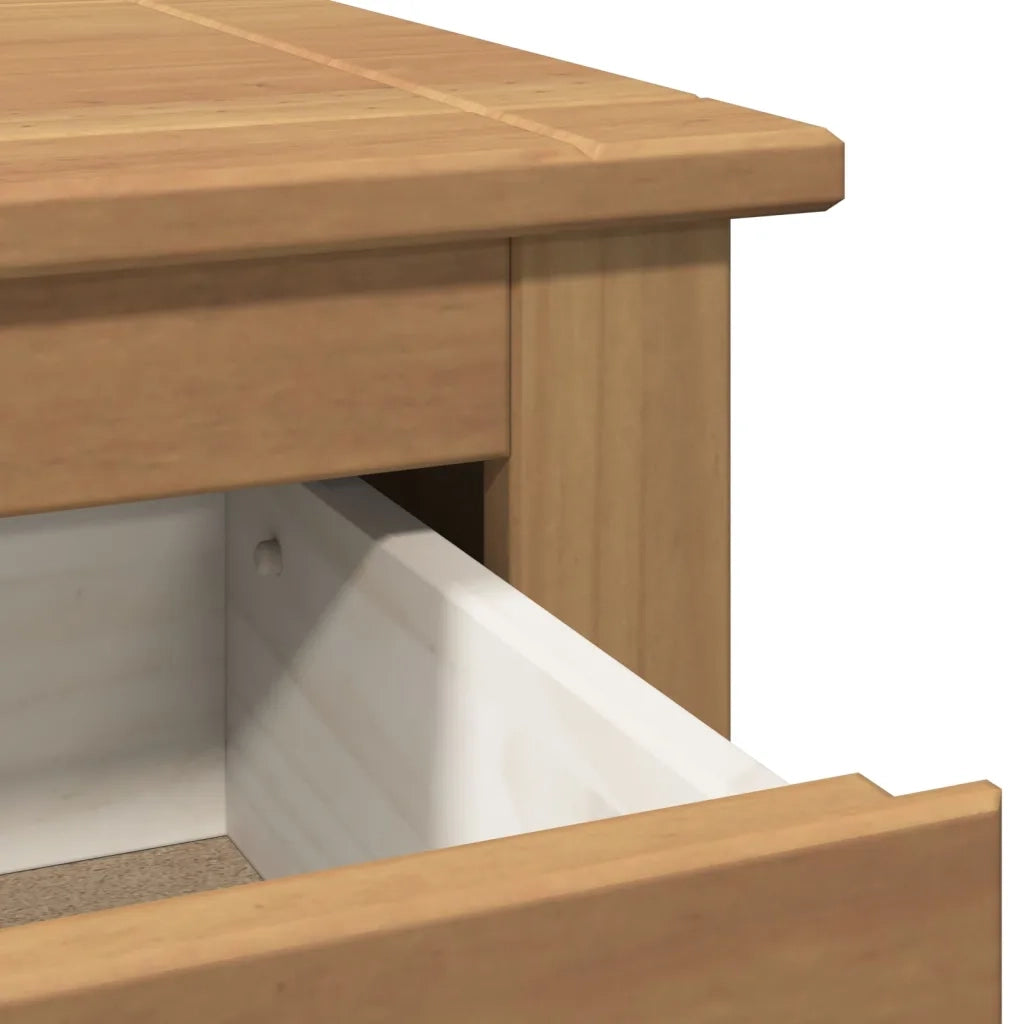 Credenza con Cassetti-Buffet-Armadio da cucina Panama 112x40x80cm Legno Massello di Pino