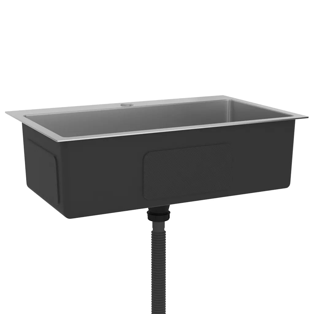 Lavello da Cucina Lavorato a Mano in Acciaio Inox 51514